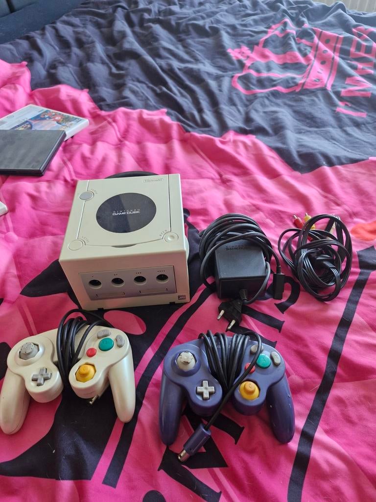 Nintendo GameCube Pearl White + Zelda Twilight Princess, Spelcomputers en Games, Spelcomputers | Nintendo GameCube, Zo goed als nieuw