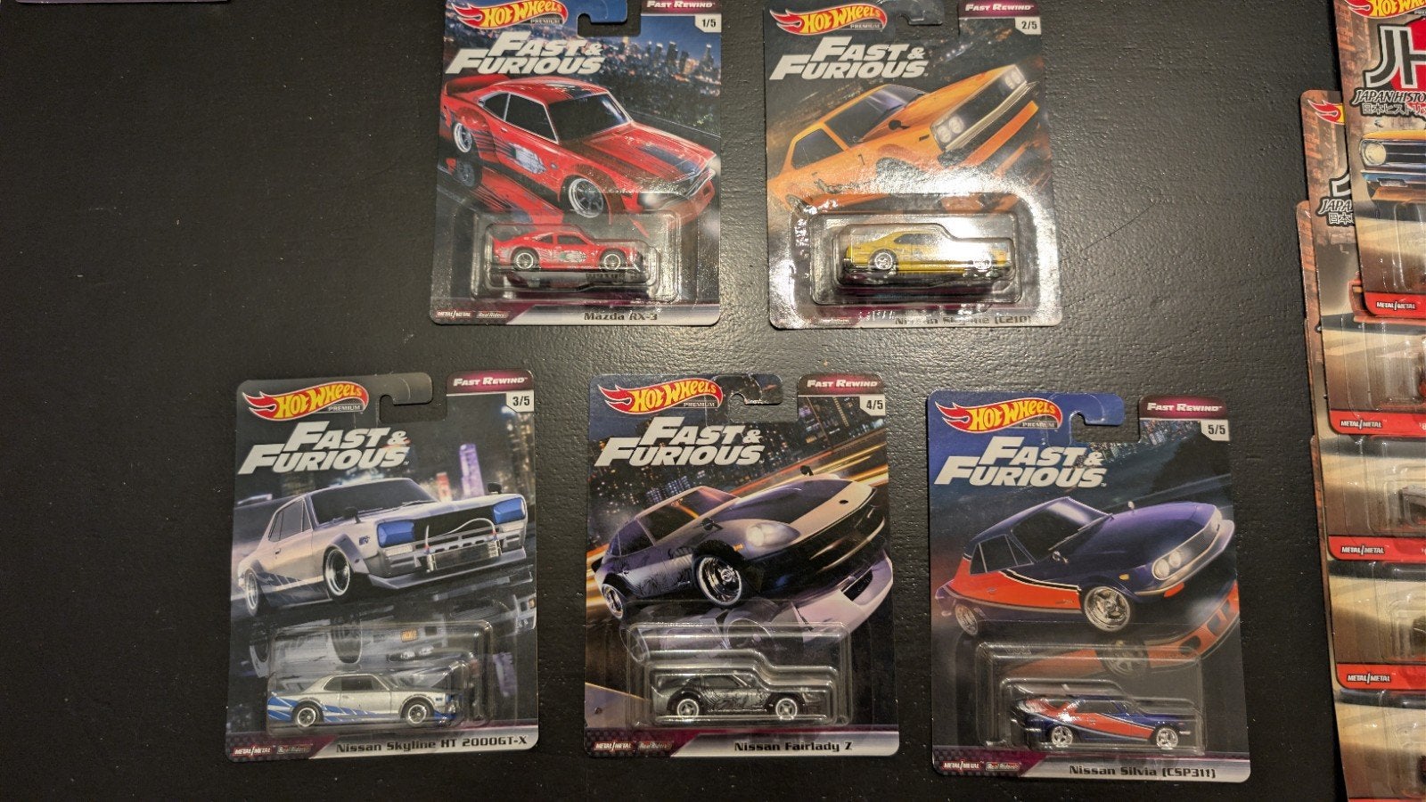 Hot Wheels Fast & Furious set (5 stuks), Ophalen of Verzenden, Nieuw