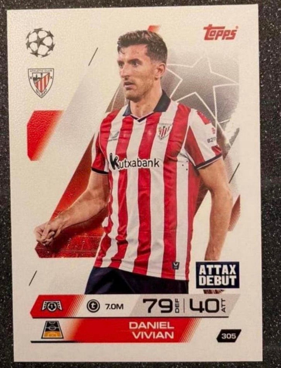 Topps MA 25/26   ATTAX DEBUT   VIVIAN   ATHLETIC CLUB BILBAO, Verzenden, Zo goed als nieuw, Meerdere plaatjes