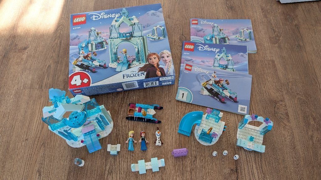 LEGO Disney 43194 Anna en Elsa’s IJswonderland | Compleet, Gebruikt, Lego, Inclusief accessoires, Ophalen of Verzenden
