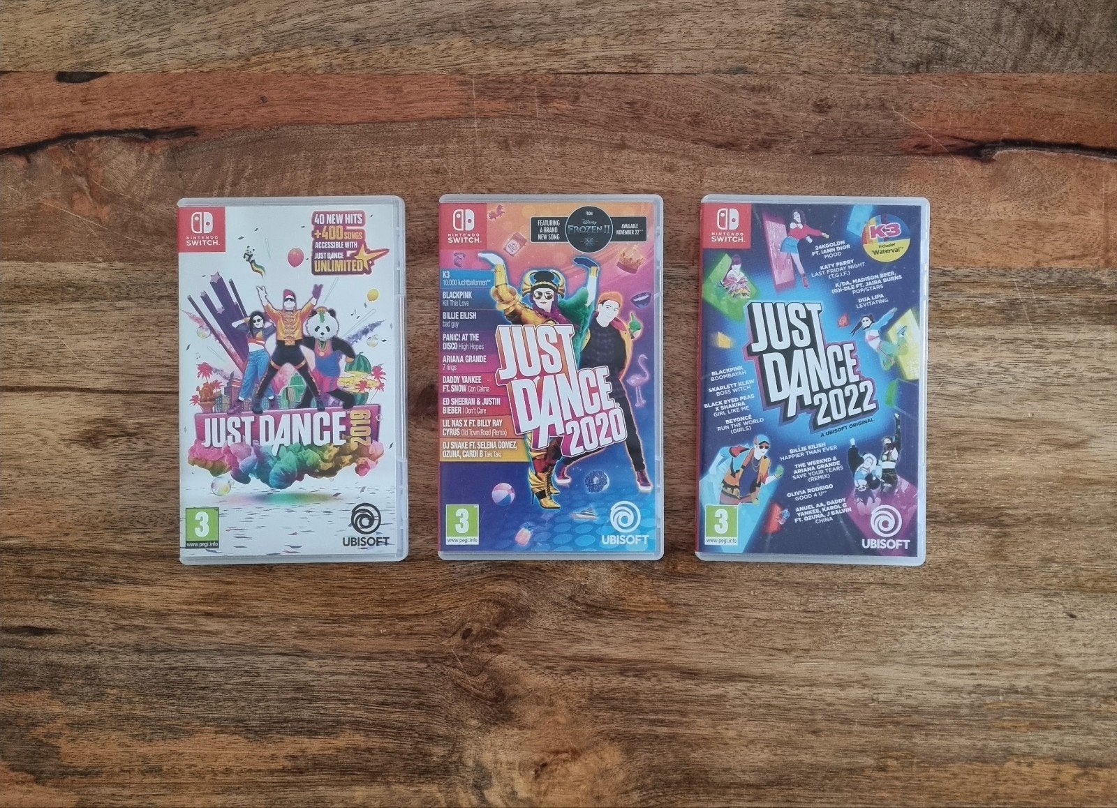 Just Dance 2019, 2020 & 2022 Nintendo Switch Games, Spelcomputers en Games, Spelcomputers | Nintendo Switch, Ophalen of Verzenden