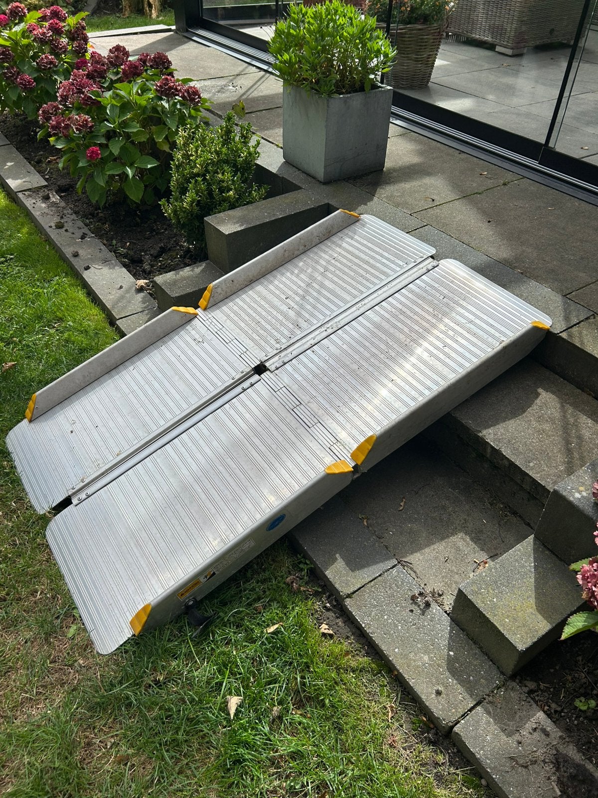 Oprijplaat/drempelhulp opvouwbaar, Ophalen, Gebruikt
