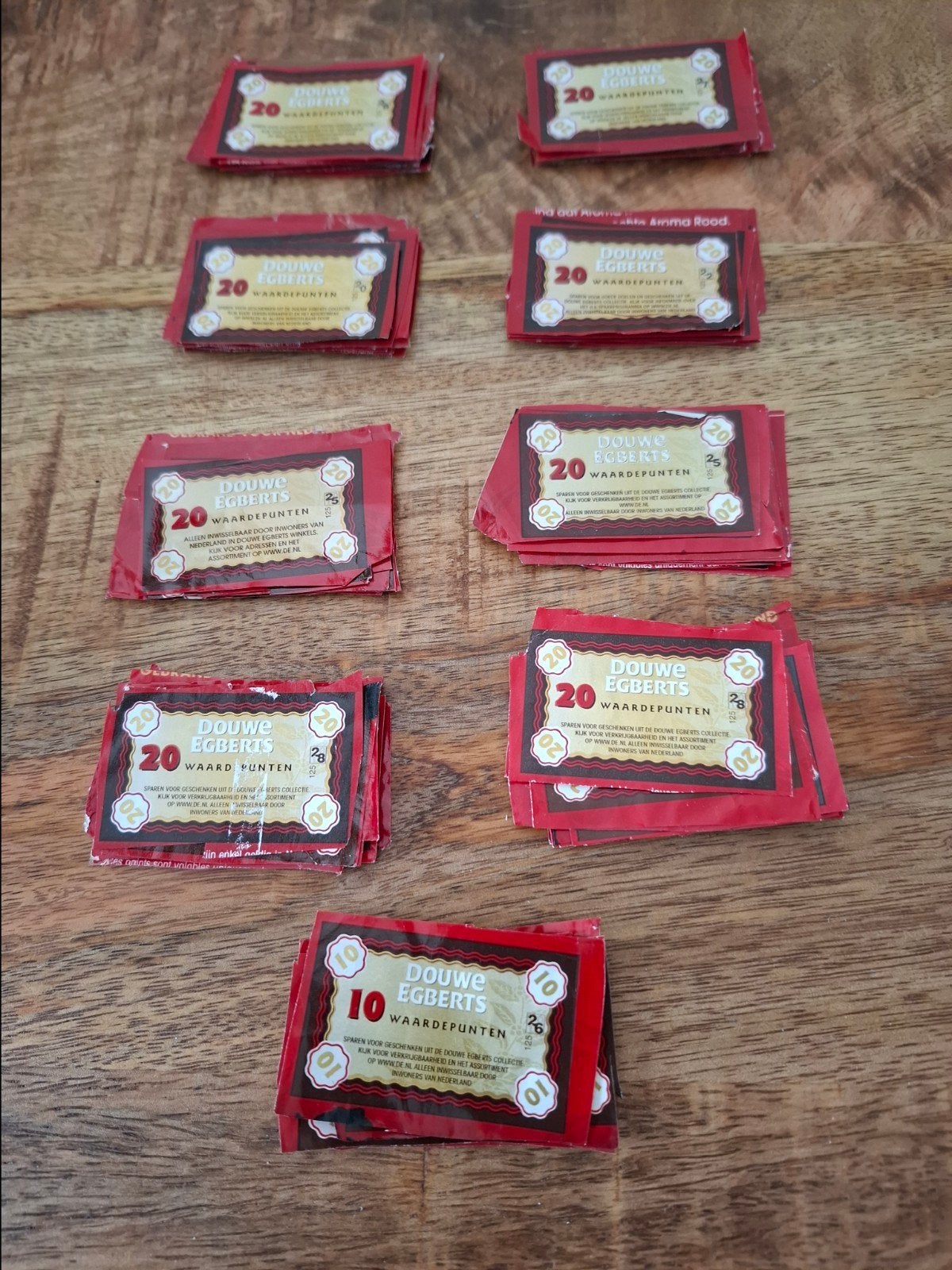1650 Douwe Egberts waardepunten, Ophalen of Verzenden, Gebruikt