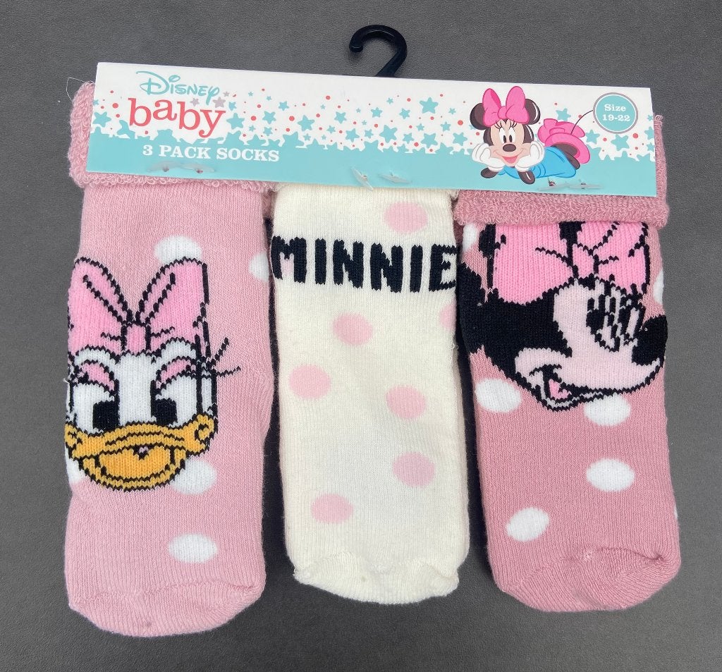 set van 3 paar sokken Disney meiden 16-18 19-22, Nieuw, Disney Baby, Sokjes, Verzenden