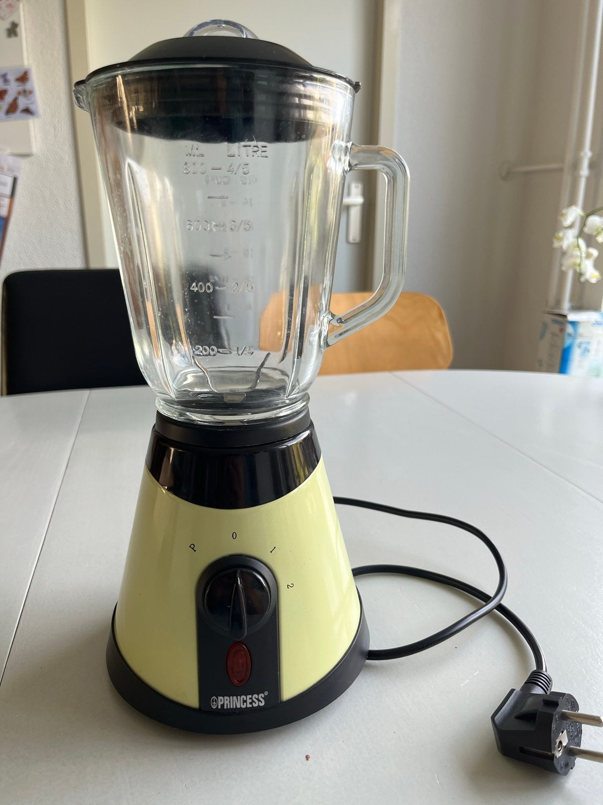 Princess Blender - 300W met glazen kan, Ophalen of Verzenden, Gebruikt, Blender