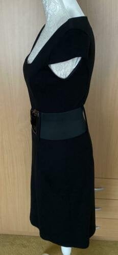 Joseph Ribkoff jurk maat 34/XS [v], Kleding | Dames, Zwart, Ophalen of Verzenden, Zo goed als nieuw, Knielengte