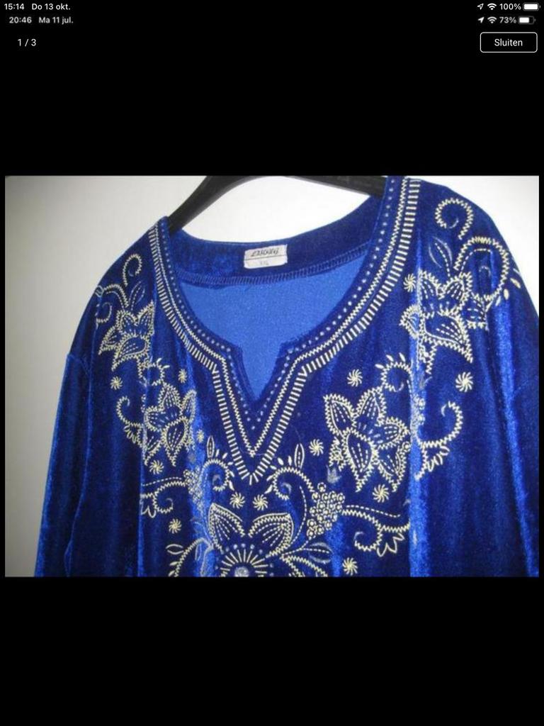 Jelleba Djelleba jurk. Marokkaans Turks., Ophalen of Verzenden, Zo goed als nieuw, Maat 46/48 (XL) of groter, Onder de knie