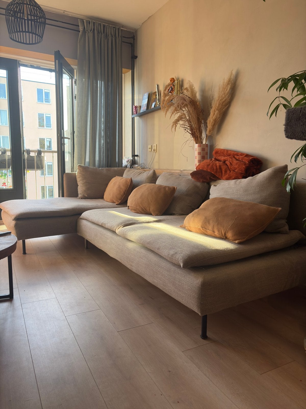 Soderhamn bank - chaise longue + 3-zits, Ophalen, Gebruikt, Stof