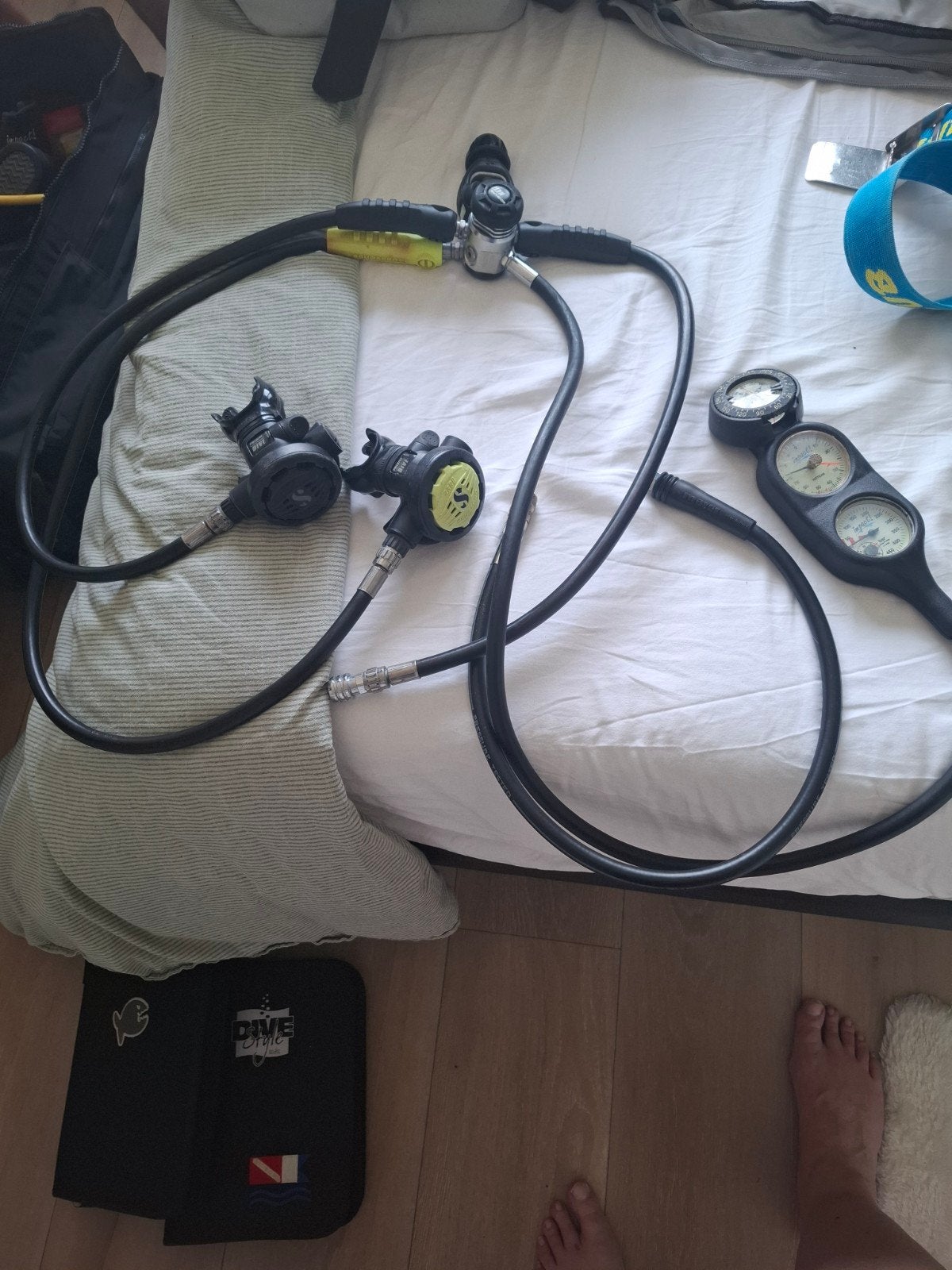Complete Duikuitrusting: Ademautomaten, BCD's, Camera & Meer, Ophalen, Gebruikt, Trimvest of Wing