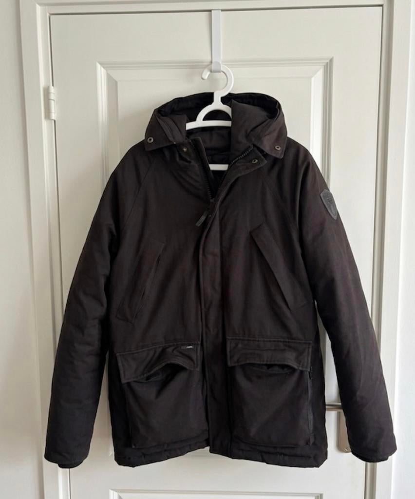 Nobis Winterjas Heren - Stijlvol en Warm, Maat 48/50 (M), Zwart, Ophalen of Verzenden, Zo goed als nieuw