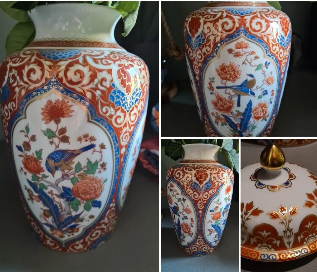 Prachtige Kaiser Ming chinese dekselvaas porselein, Ophalen of Verzenden
