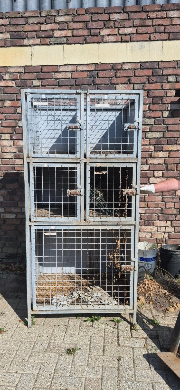 ijzer kast, Ophalen, 110 cm of meer, Hok, 90 cm of meer