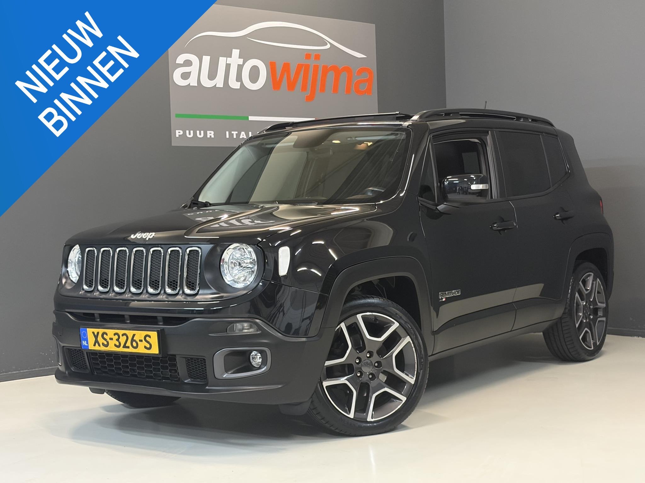 Jeep Renegade 1.6 E-Torq Black Line Navigatie, Trekhaak, Pan, Voorwielaandrijving, Stof, Gebruikt, 4 cilinders