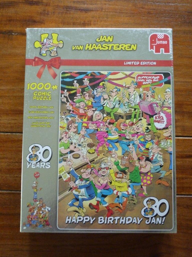 Jan van Haasteren puzzel - Fijne Verjaardag Jan! 1000 NIEUW!, Hobby en Vrije tijd, Denksport en Puzzels, Ophalen of Verzenden