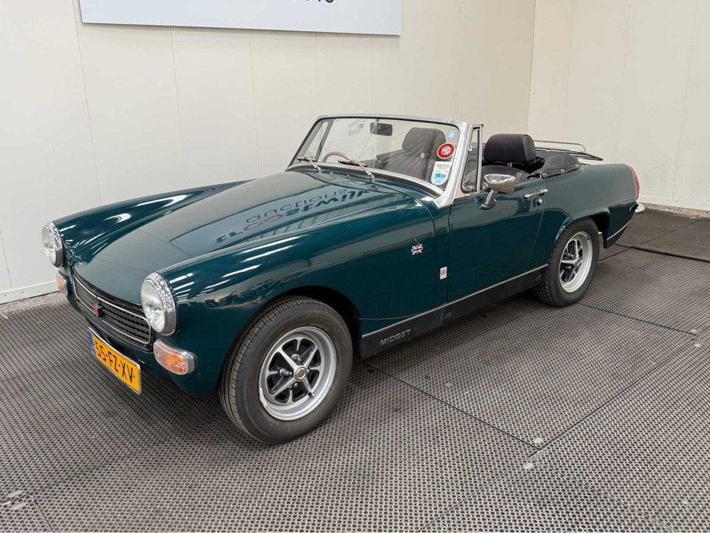 Mg - Midget - Cabrio - Oldtimer - 1977, Auto's, Oldtimers, Bedrijf, MG, Benzine, Overige carrosserieën, Handgeschakeld, Geïmporteerd