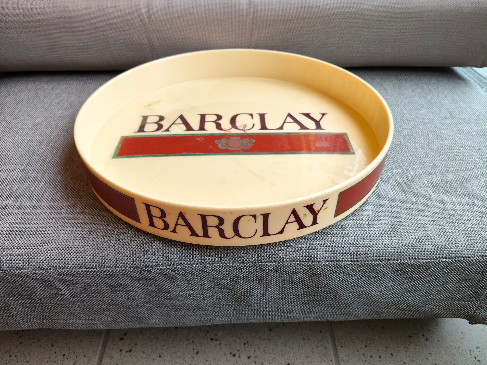 bier dienblad, Barclay, ouderwets dienblad uit cafe, Ophalen of Verzenden