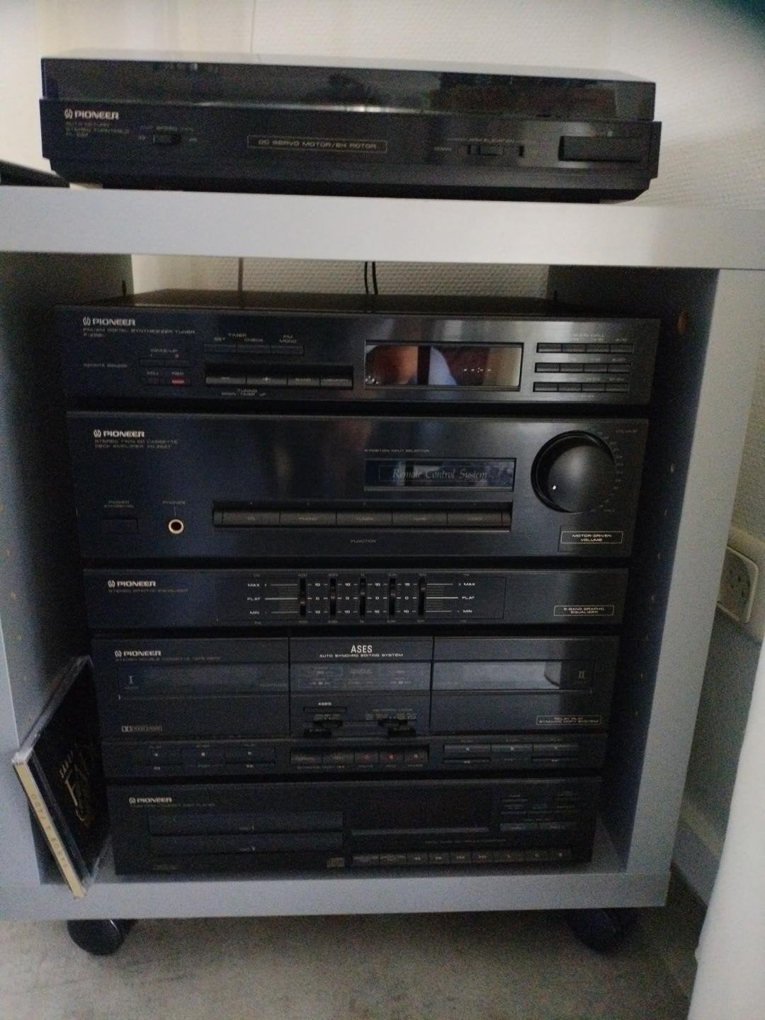 Pioneer Stereo Set met Bose Speakers - Vintage Audio, Ophalen, Gebruikt, Cassettedeck, Pioneer