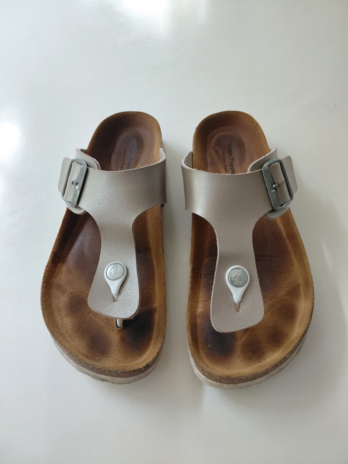 Hush Puppies sandalen met memory foam - Maat 37, Kleding | Dames, Schoenen, Overige kleuren, Gedragen, Hush Puppies, Sandalen of Muiltjes