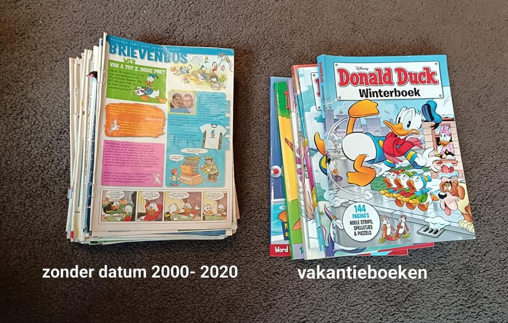 Donald Ducks twee dozen., Meerdere comics, Ophalen, Gelezen, Donald Duck