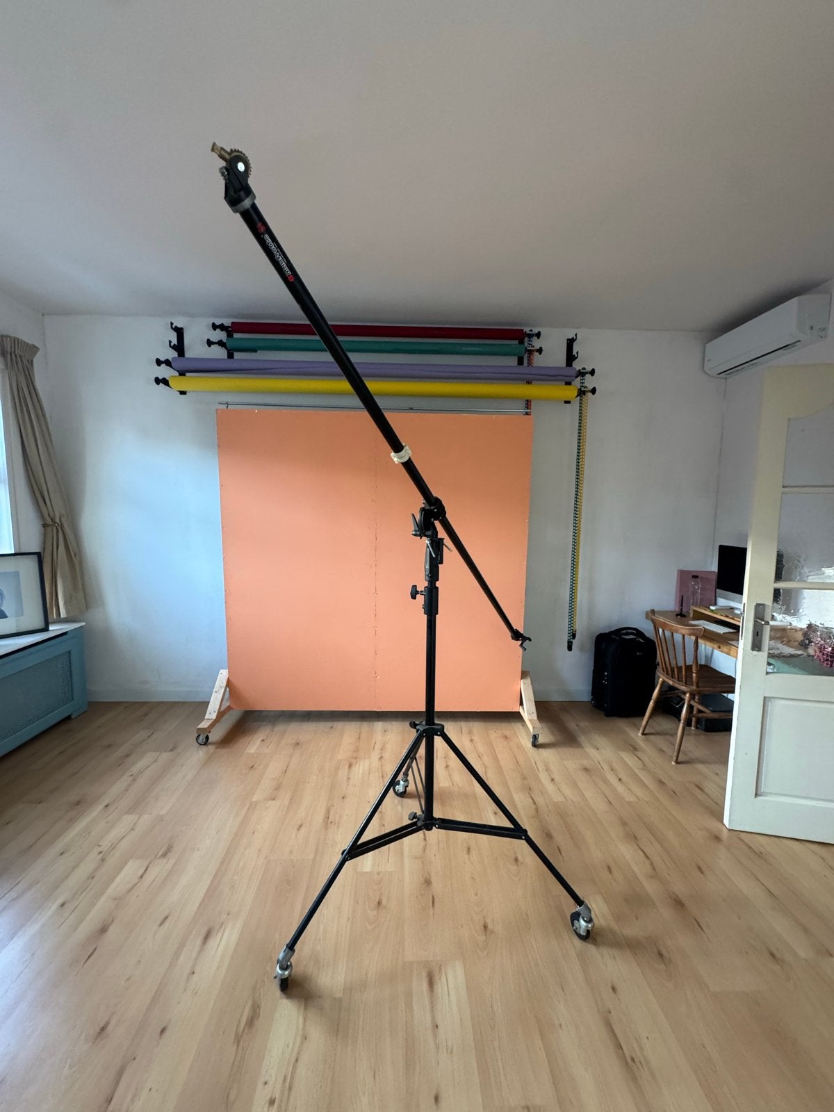 Manfrotto ART 008 Statief met ART 025 Boom Arm, Audio, Tv en Foto, Ophalen, Gebruikt, Statief, Manfrotto