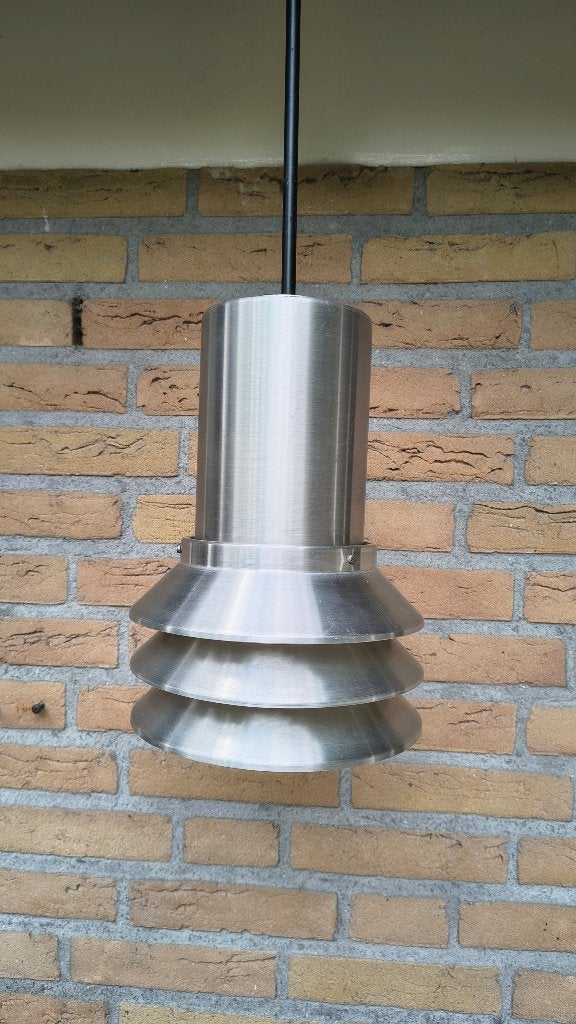 Hans-Agne Jakopsson hanglamp aluminium, Gebruikt, Vintage, Nb, Nb