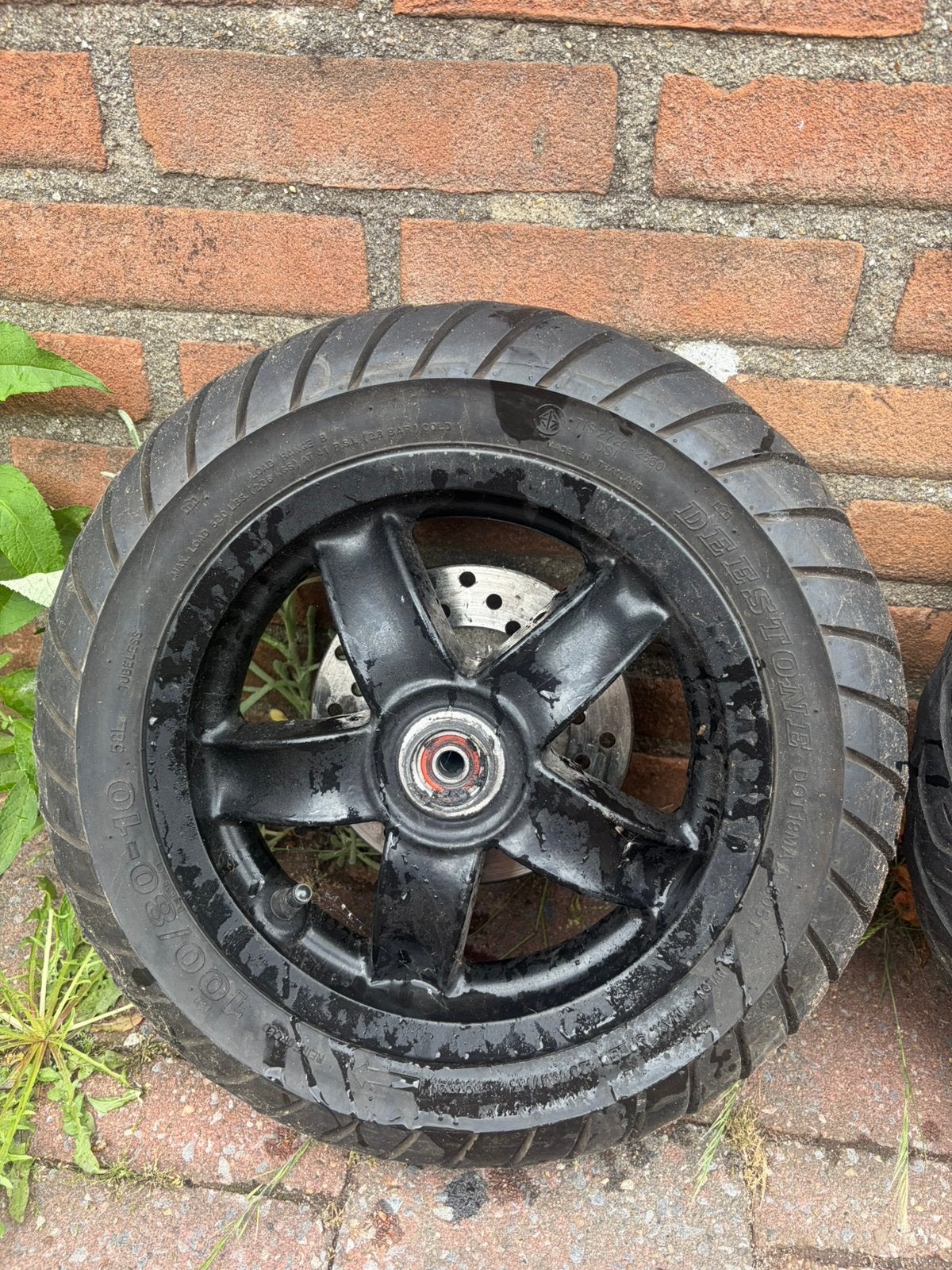 Piaggio zip velgen gebruikt met band, Fietsen en Brommers, Brommeronderdelen | Scooters, Ophalen of Verzenden, Overige typen, Piaggio