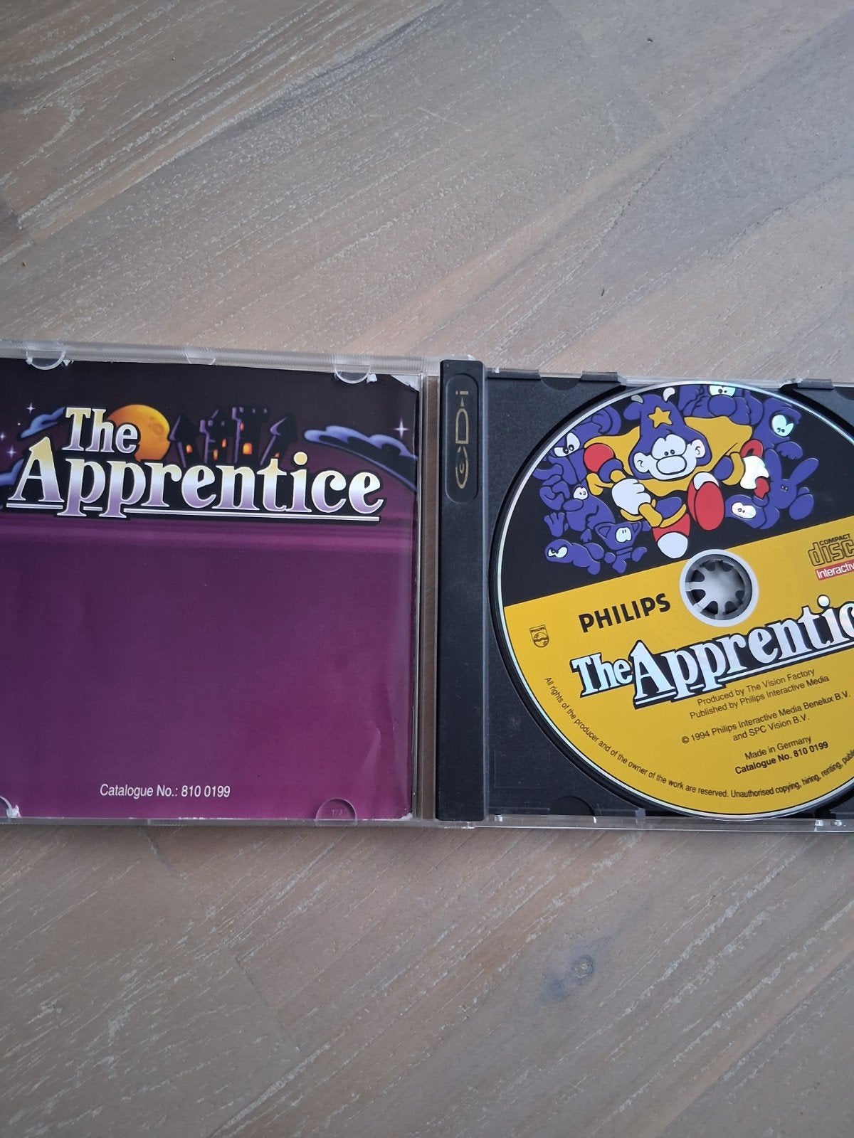 Philips CD-i: The Apprentice (Compact Disc Interactive), Spelcomputers en Games, Ophalen, Gebruikt, 1 speler, Platform
