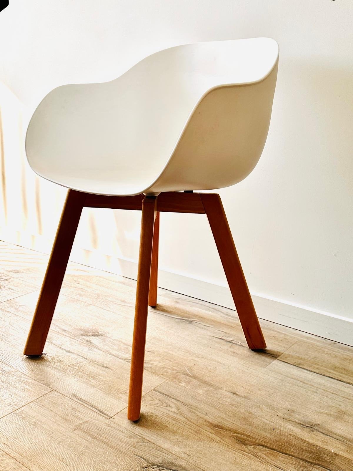 Witte design stoel - 1 stuk, Ophalen, Gebruikt, Wit, Eén