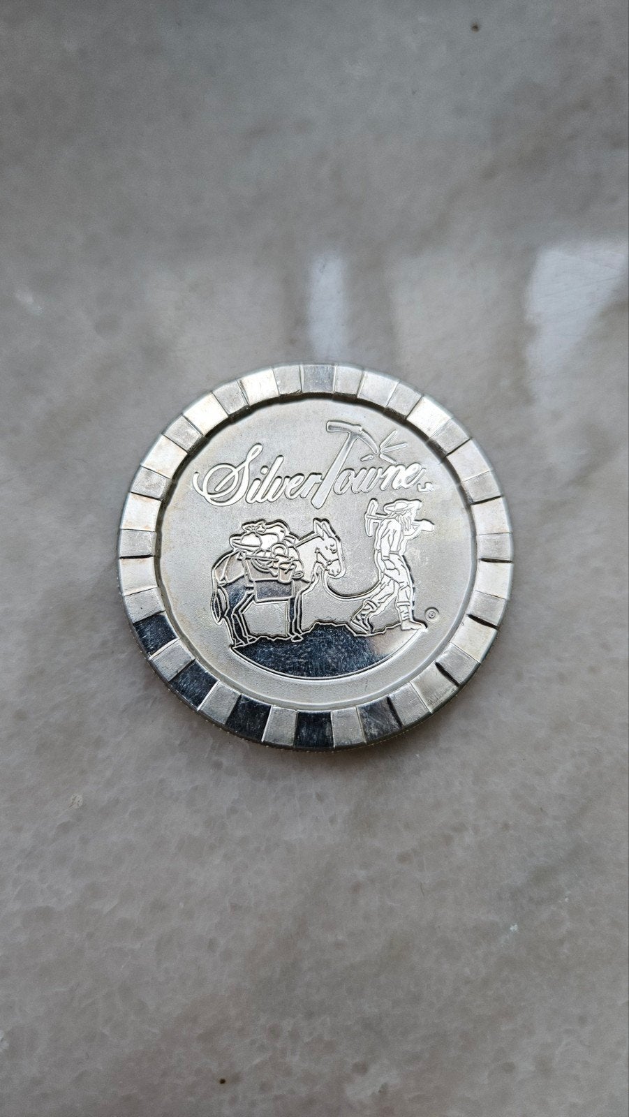 1 ounce silvertown, Ophalen of Verzenden, Zilver