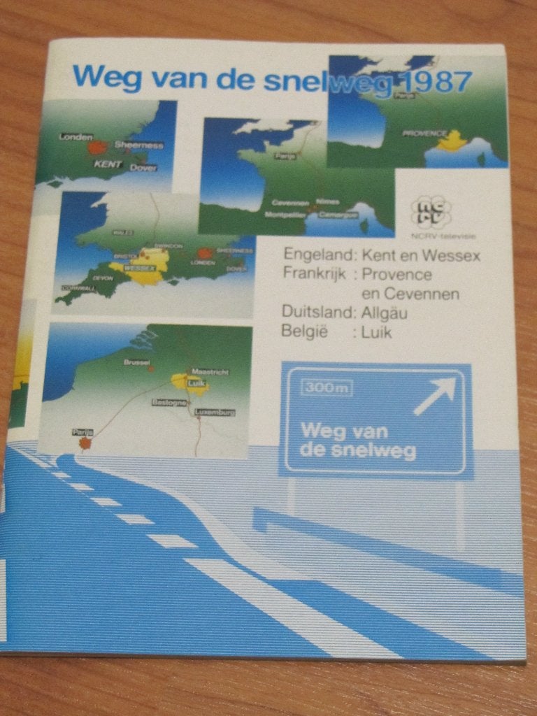 Weg van de snelweg 1987, Boeken, Reisgidsen, Overige merken, Europa, Nieuw, Ophalen of Verzenden