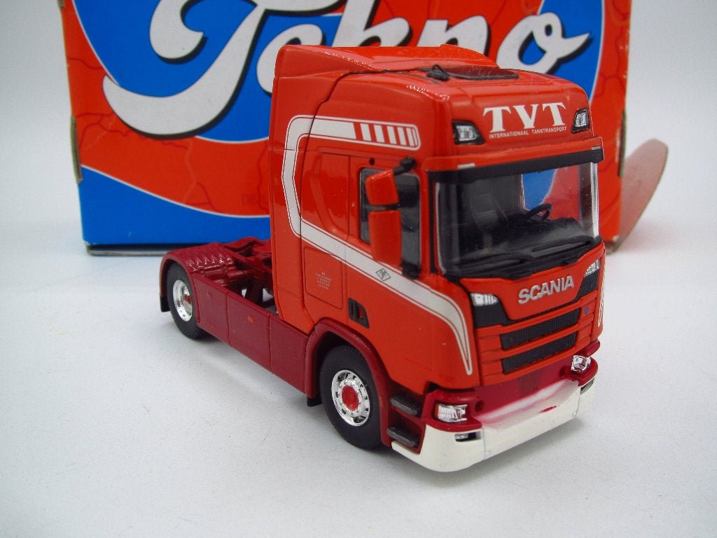 Tekno - Scania Next Gen Trekker '' TVT Transport '' 1:50, Ophalen of Verzenden, Gebruikt, Bus of Vrachtwagen, Tekno