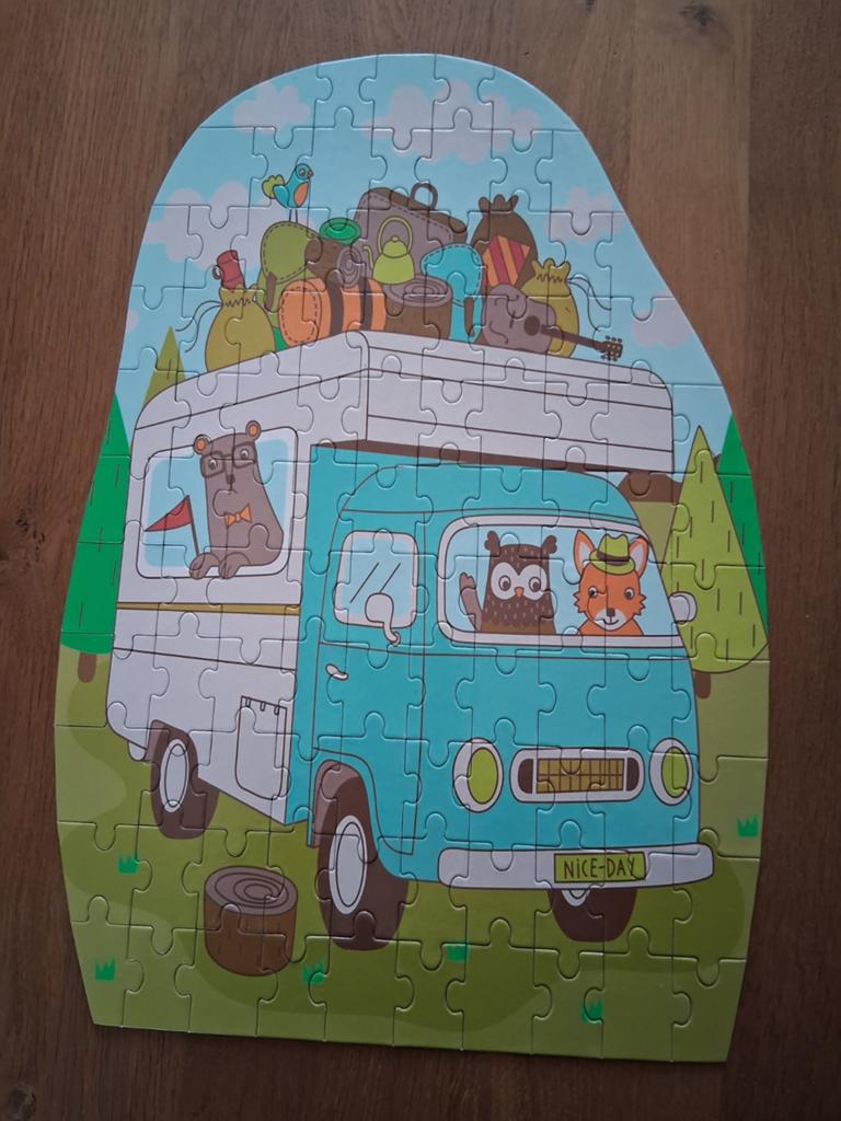 Kinderpuzzel 100 stukjes hema, Ophalen of Verzenden