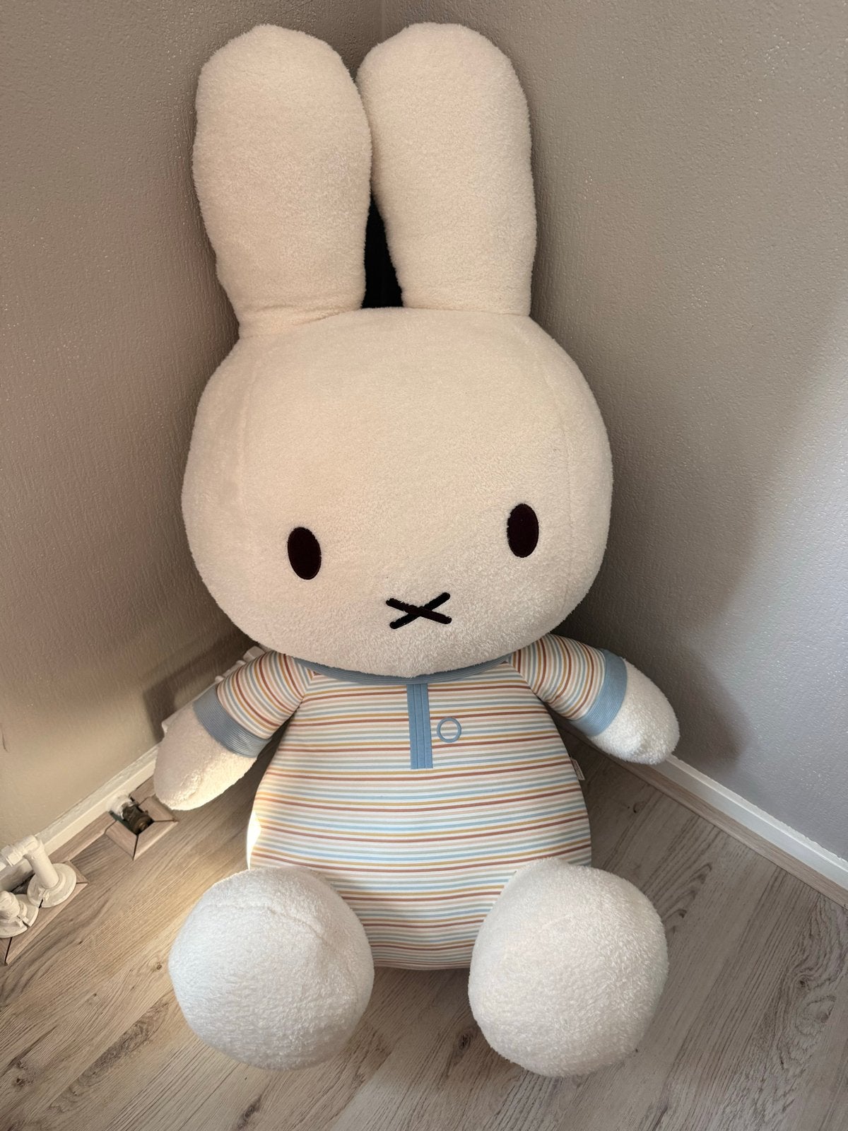 Grote Nijntje knuffel met gestreept pakje, Ophalen, Overige merken, Konijn, Nijntje