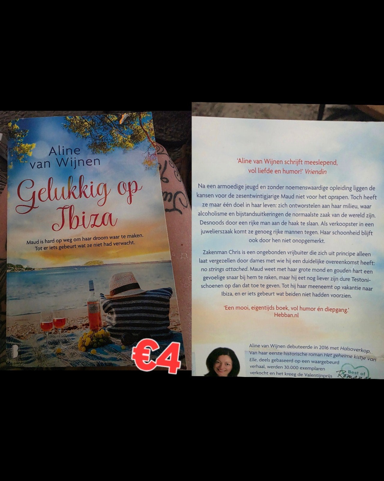 Gelukkig op ibiza Aline harrewijn, Ophalen of Verzenden, Zo goed als nieuw