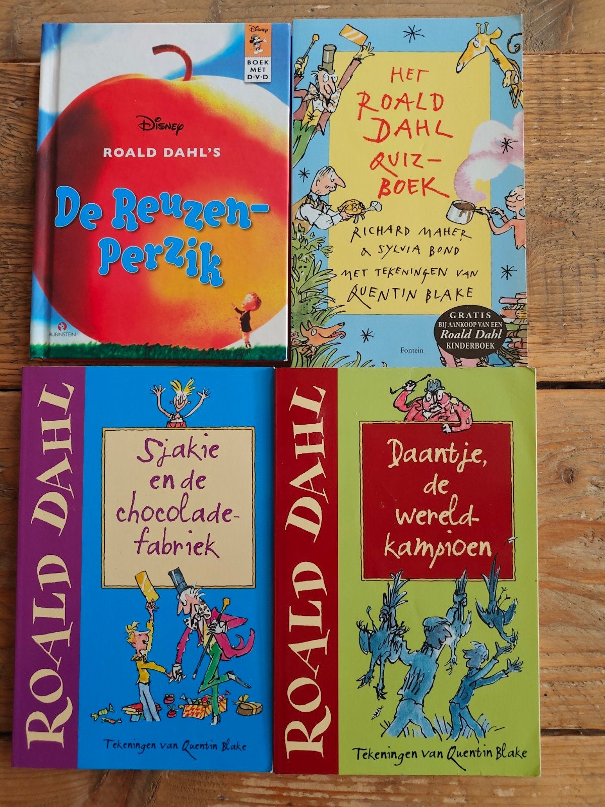 4 Boeken van Roald Dahl., Ophalen of Verzenden, Zo goed als nieuw, Fictie algemeen