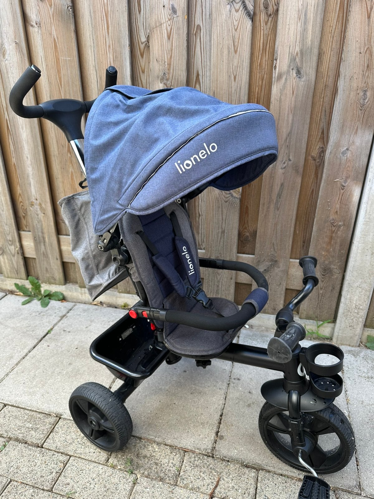 Kinderfiets 4-in-1 – Zo goed als nieuw, Fietsen en Brommers, Ophalen, Zo goed als nieuw, Duwstang