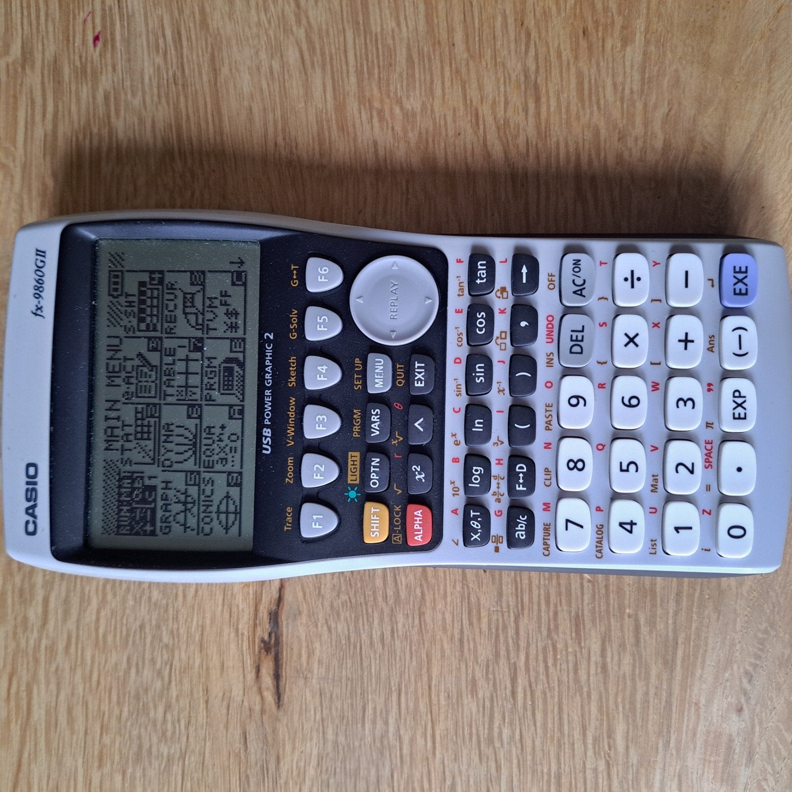 wetenschappelijk calculator, Ophalen