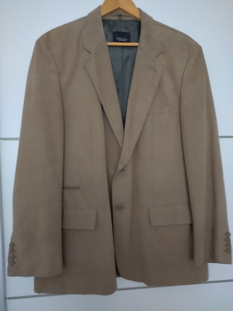Colbert, Verzenden, Beige, Maat 56/58 (XL), Zo goed als nieuw