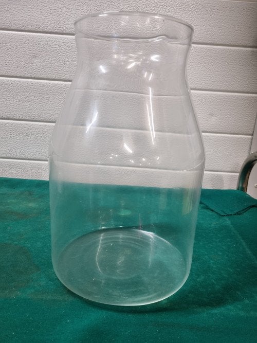 vaas melktuit groot glas, Ophalen of Verzenden