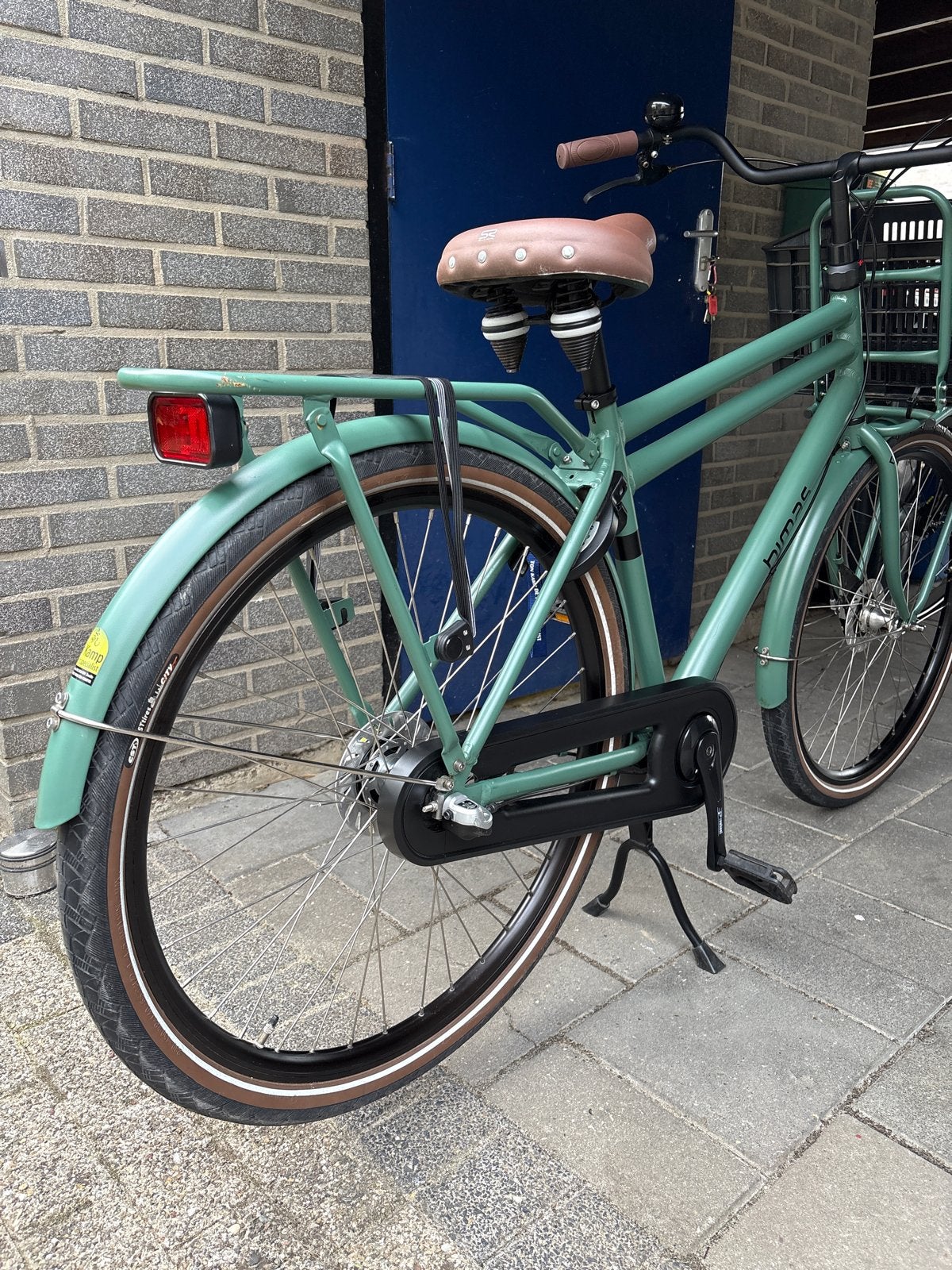 Bimas Nexus 3 jongensfiets 28 inch, 50 cm frame, Velgrem, Versnellingen, 49 tot 53 cm, Zo goed als nieuw