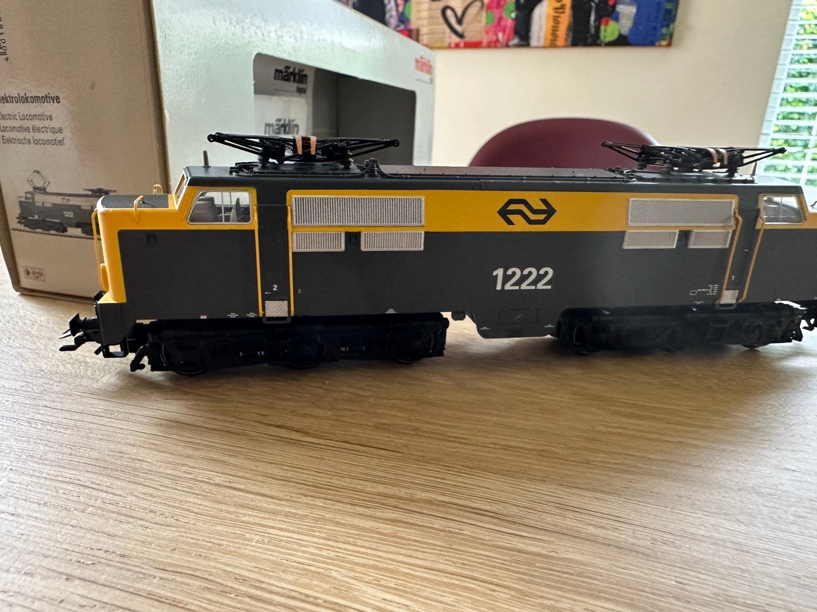 Marklin 37126 NS 1222 MFX sound in topstaat, Wisselstroom, Locomotief, -, -
