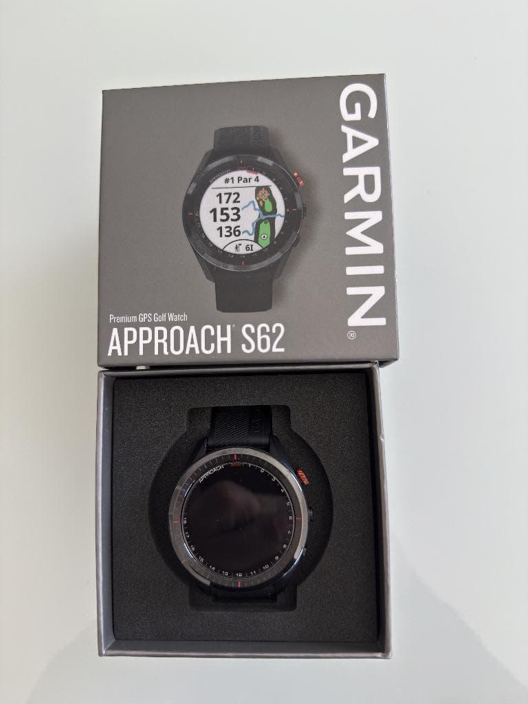 Garmin Approach S62, Zwart, Garmin, Hoogte, Ophalen of Verzenden