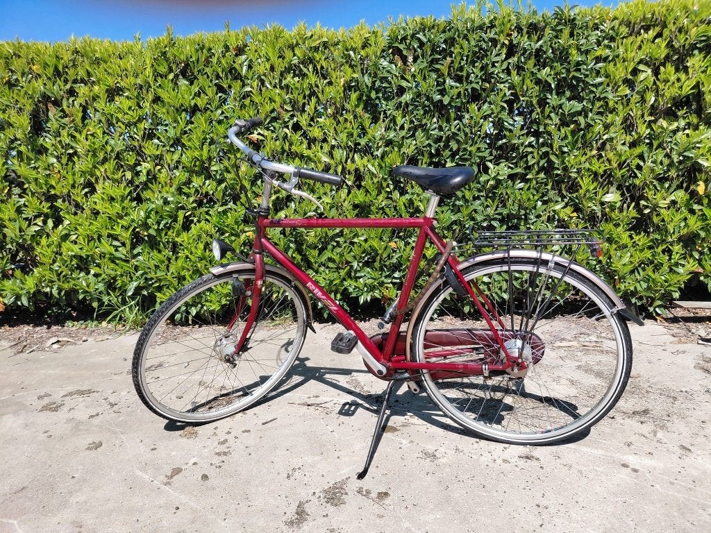 Rivel herenfiets - 7 versnellingen - Goede stadsfiets, Gebruikt, Versnellingen, Trommelrem, Ophalen