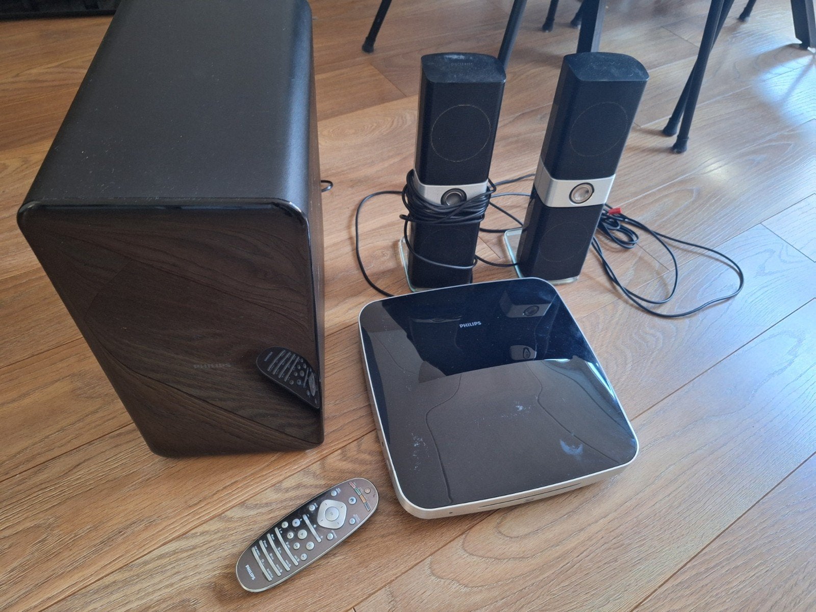 Philips SoundHub Home Theater HTS9221 Blu-ray 3D, Philips, Blu-ray-speler, 70 watt of meer, Ophalen of Verzenden