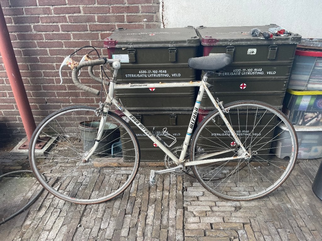 racefiets, Minder dan 10 versnellingen, Gebruikt, 26 inch, Velgrem