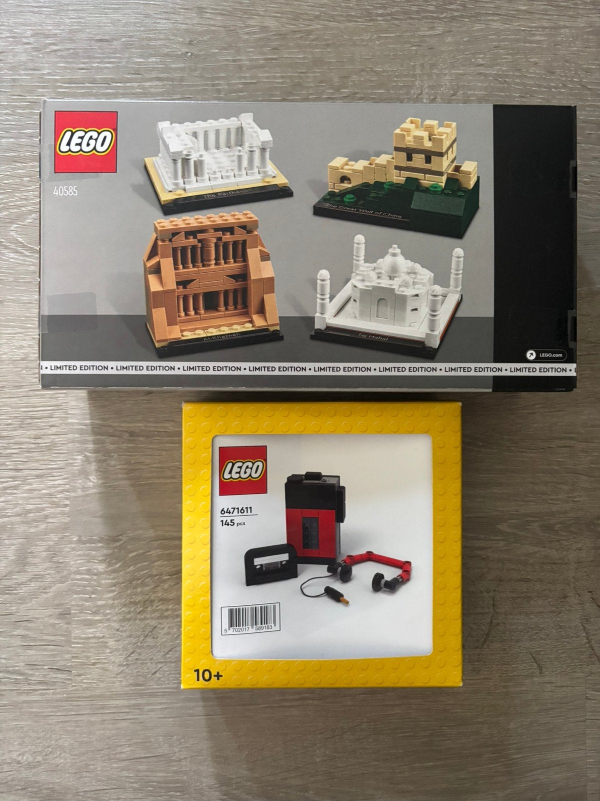 sealed LEGO Wonders of the World 40585 and Walkman 6471611, Overige thema's, Lego, Nieuw, Ophalen of Verzenden