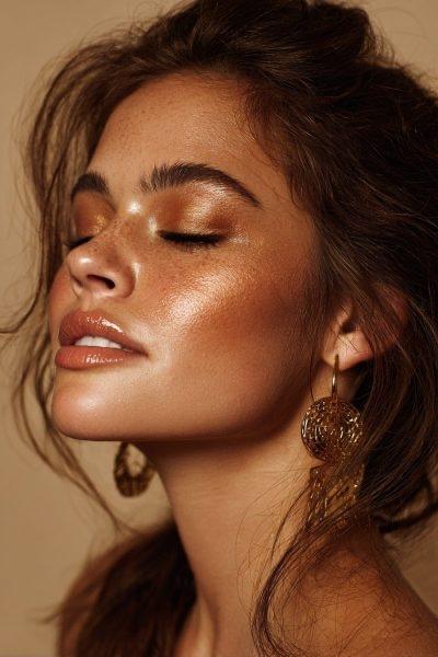 Make up look full face glam €45!, Gehele gezicht, Ophalen of Verzenden, Zo goed als nieuw, Make-up
