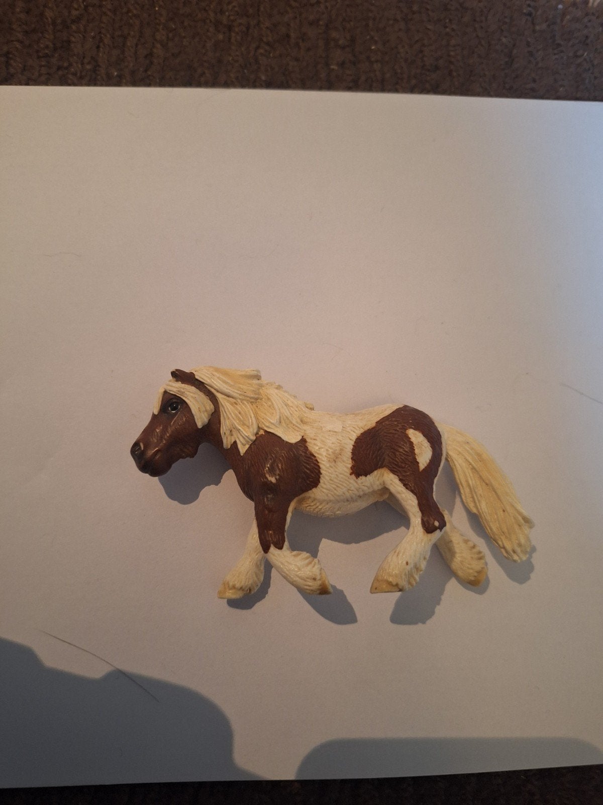 Setje Shetlander merrie + Veulen, goed/gebruikt, Ophalen of Verzenden, Gebruikt, Paard, Beeldje of Figuurtje