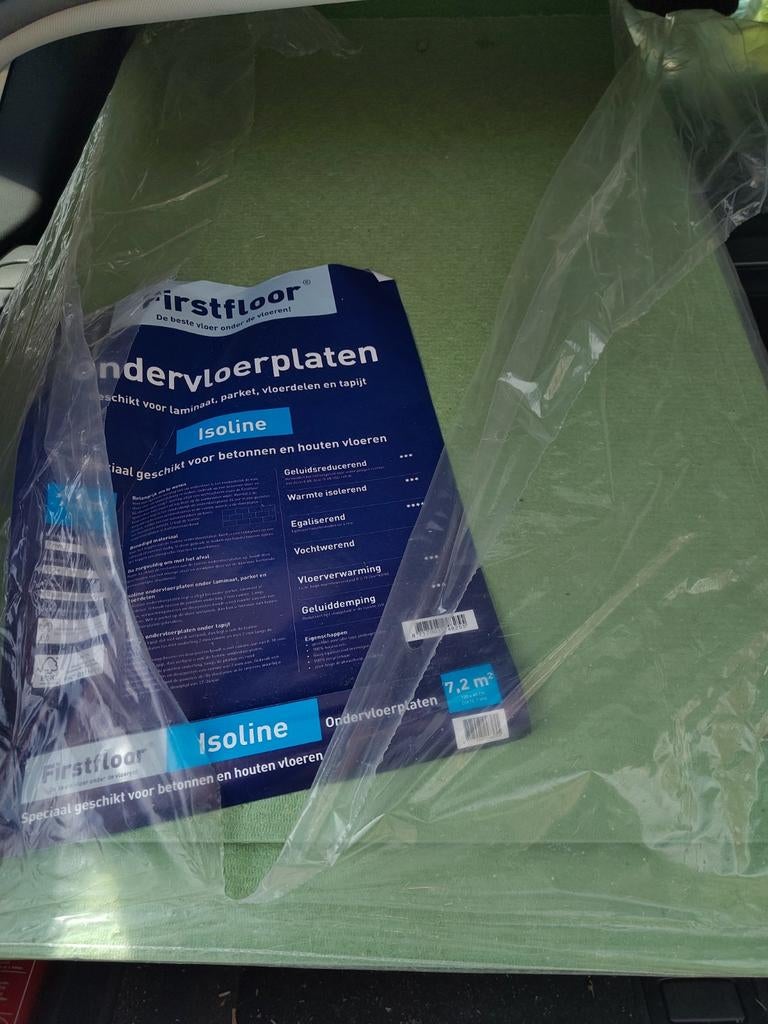 Ondervloerplaten Isoline 120x60 -gratis, Ophalen, Gebruikt, Minder dan 10 m², Overige typen