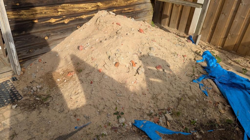 Wit zand gratis af te halen., Ophalen, Gebruikt, Ophoogzand